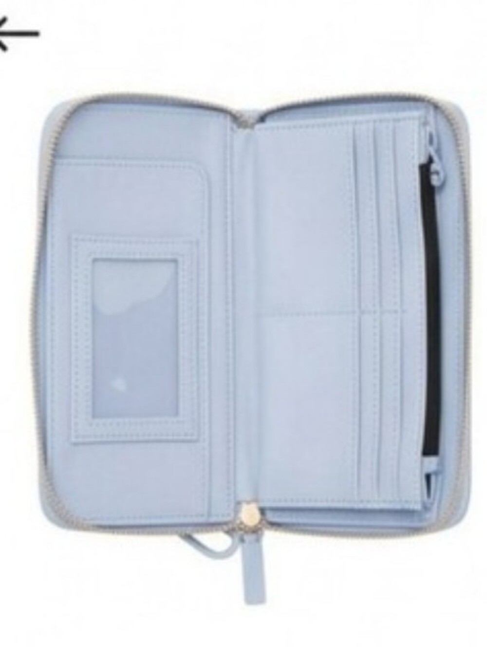 Betsey Johnson Quilted Daisy Wristlet Wallet In Light Blue Or Light Pink, NWT - Picture 3 of 7